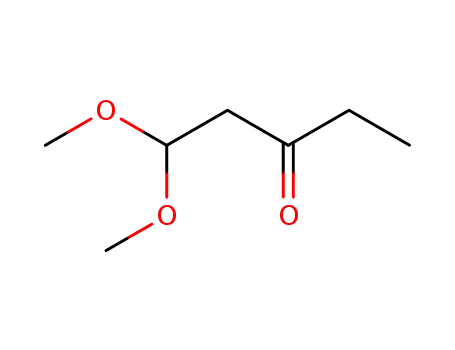Molecular Structure of 31199-03-8 (3-Pentanone, 1,1-dimethoxy-)