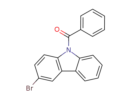 Molecular Structure of 177775-87-0 (9-Benzoyl-3-bromo-9H-carbazole)