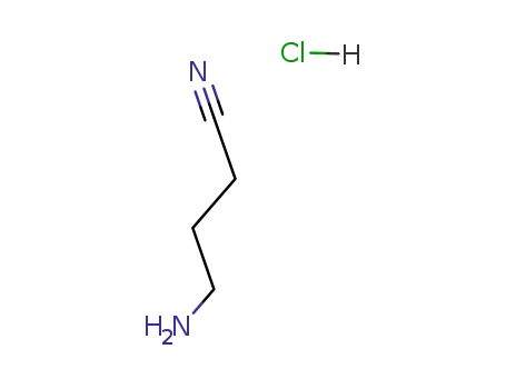 Molecular Structure of 16011-90-8 (4-aminobutyronitrile monohydrochloride)