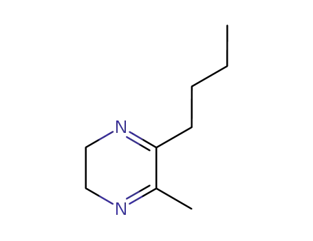 Molecular Structure of 15986-96-6 (2-butyl-5,6-dihydro-3-methylpyrazine)