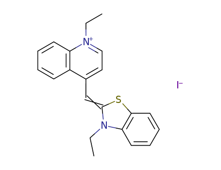 1-ethyl-4-[(Z)-(3-ethylbenzothiazol-2-ylidene)methyl]quinoline iodide
