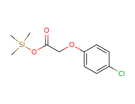 Molecular Structure of 63382-71-8 (Acetic acid, (4-chlorophenoxy)-, trimethylsilyl ester)