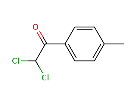 Molecular Structure of 4974-59-8 (Ethanone, 2,2-dichloro-1-(4-methylphenyl)- (9CI))