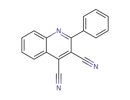 Molecular Structure of 57464-22-9 (2-phenyl-quinoline-3,4-dicarbonitrile)
