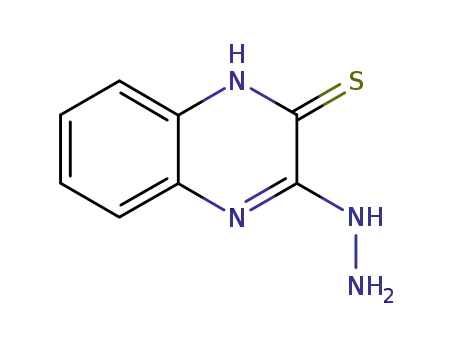 Molecular Structure of 13080-21-2 (3-HYDRAZINO-QUINOXALINE-2-THIOL)
