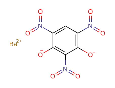 Molecular Structure of 15805-42-2 (barium 2,4,6-trinitroresorcinolate)
