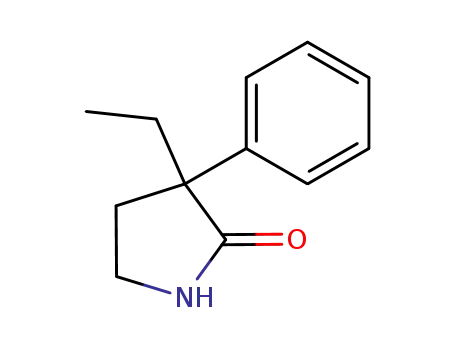 Molecular Structure of 77236-50-1 (3-ethyl-3-phenylpyrrolidin-2-one)