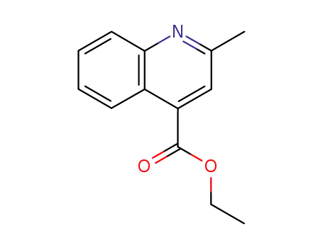 Molecular Structure of 7120-26-5 (ethyl 2-methylquinoline-4-carboxylate)