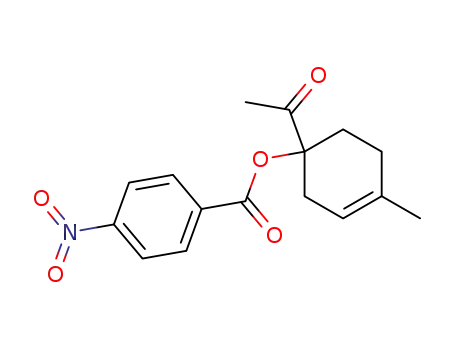 Molecular Structure of 111945-64-3 (Ethanone, 1-[4-methyl-1-[(4-nitrobenzoyl)oxy]-3-cyclohexen-1-yl]-)