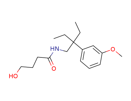 Butanamide,N-[2-ethyl-2-(3-methoxyphenyl)butyl]-4-hydroxy-