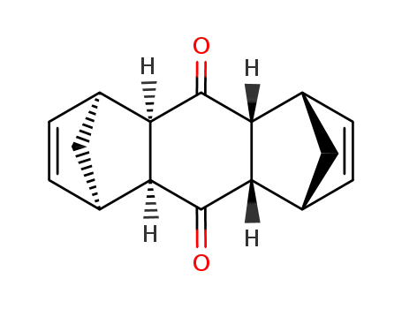 Molecular Structure of 78548-82-0 (1α,4α,4aβ,10aα,5β,8β,8aα,9aβ-octahydro-1,4:5,8-dimethanoanthracene-9,10-dione)