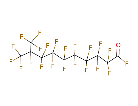 Molecular Structure of 15720-98-6 (octadecafluoro-9-(trifluoromethyl)decanoyl fluoride)