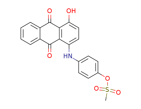 9,10-Anthracenedione,1-hydroxy-4-[[4-[(methylsulfonyl)oxy]phenyl]amino]-