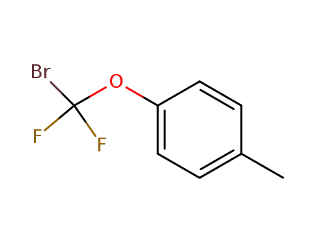 Molecular Structure of 81932-01-6 (1-(Bromo-difluoro-methoxy)-4-methyl-benzene)