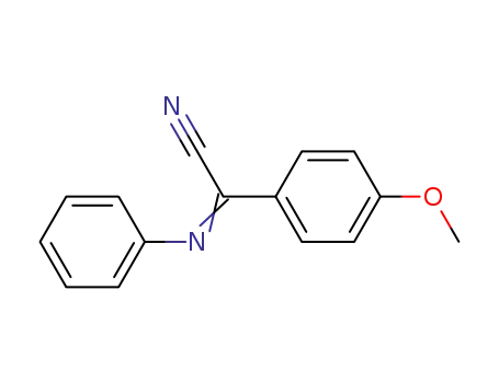 Benzeneacetonitrile, 4-methoxy-a-(phenylimino)-