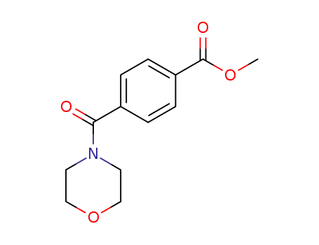 Molecular Structure of 6724-90-9 (Methyl 4-[(Morpholin-4-yl)carbonyl]benzoate)