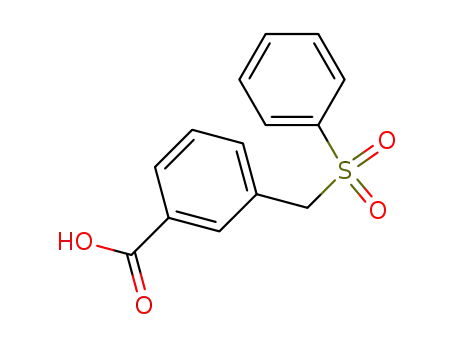 3-[(Benzenesulfonyl)methyl]benzoic acid