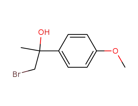 Molecular Structure of 98815-48-6 (1-bromo-2-(4-methoxyphenyl)propan-2-ol)