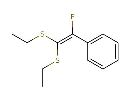 (2,2-Bis-ethylsulfanyl-1-fluoro-vinyl)-benzene