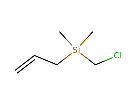 Molecular Structure of 33558-75-7 (ALLYL(CHLOROMETHYL)DIMETHYLSILANE)