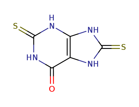 6H-Purin-6-one,1,2,3,7,8,9-hexahydro-2,8-dithioxo- cas  15986-32-0