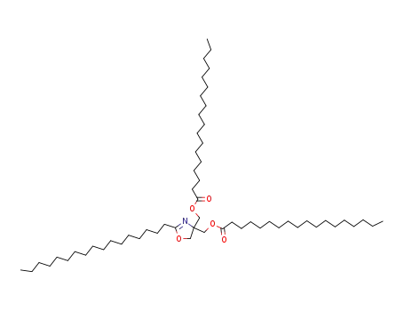Molecular Structure of 15655-33-1 ((2-heptadecyl(5H)-oxazol-4-ylidene)bis(methylene) distearate)