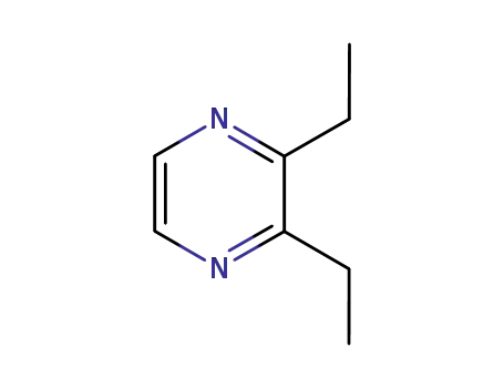 Molecular Structure of 15707-24-1 (2,3-Diethylpyrazine)
