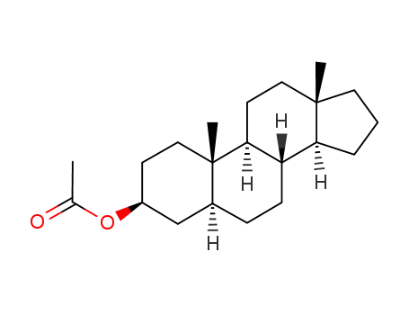 Molecular Structure of 1236-13-1 ((3beta,5alpha)-androstan-3-yl acetate)