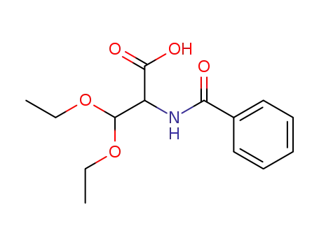 3,3-diethoxy-2-benzoylamino-propionic acid