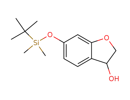 Molecular Structure of 1056942-29-0 (3-hydroxy-6-silyloxy-[2,3]dihydrobenzofuran)