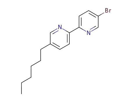 Molecular Structure of 400859-07-6 (2,2'-Bipyridine, 5-bromo-5'-hexyl-)