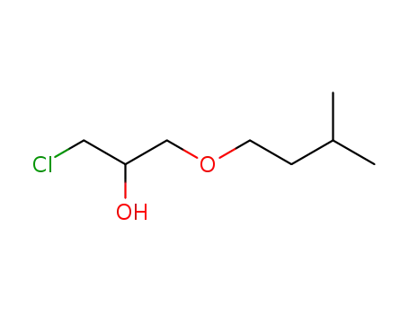 Molecular Structure of 70602-91-4 (2-Propanol, 1-chloro-3-(3-methylbutoxy)-)