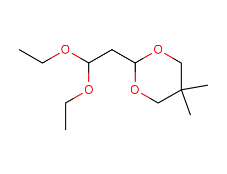 Molecular Structure of 86444-88-4 (2-(2,2-diethoxyethyl)-5,5-dimethyl-1,3-dioxane)