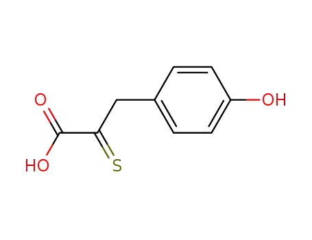 Molecular Structure of 79145-99-6 (3-(4-hydroxy-phenyl)-2-thioxo-propionic acid)