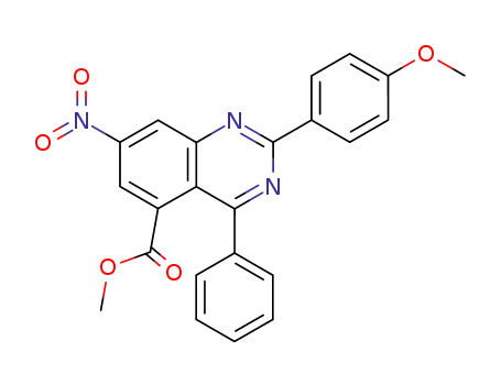 5-Quinazolinecarboxylic acid, 2-(4-methoxyphenyl)-7-nitro-4-phenyl-,
methyl ester