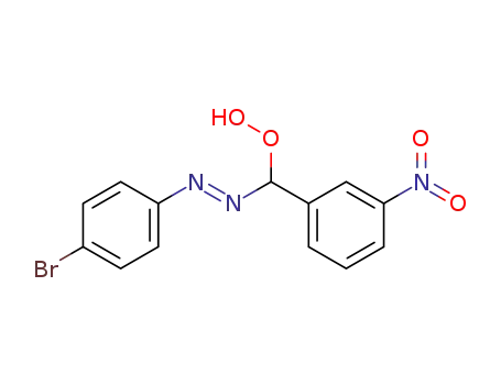 (4-Bromo-phenylazo)-(3-nitro-phenyl)-methyl-hydroperoxide