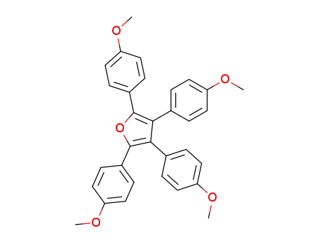 2,3,4,5-tetrakis-(4-methoxy-phenyl)-furan