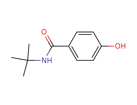 Molecular Structure of 250656-24-7 (N-tert-butyl-4-hydroxybenzamide)