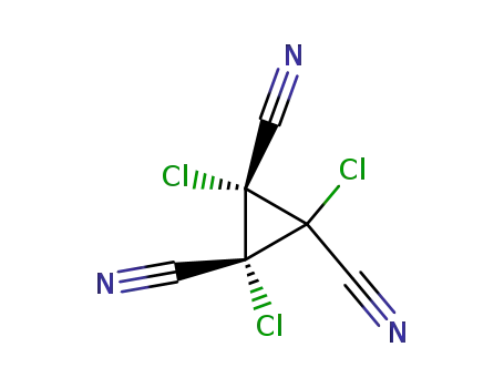 Molecular Structure of 82507-62-8 (trichlorotricyanocyclopropane)