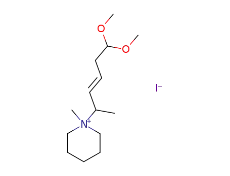 (E)-1,1-dimethoxy-5-(N-methylpiperidinium)-3-hexene iodide