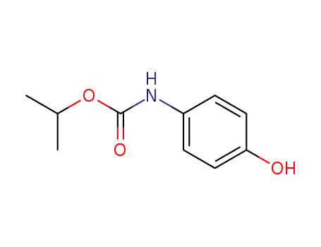 Molecular Structure of 5327-53-7 (Carbamic acid, (4-hydroxyphenyl)-, 1-methylethyl ester)