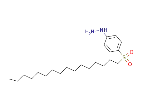 Molecular Structure of 1590-67-6 ([4-(hexadecylsulphonyl)phenyl]hydrazine)