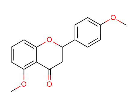 2,3-dihydro-5-methoxy-2-(4-methoxyphenyl)-4H-1-benzopyran-4-one