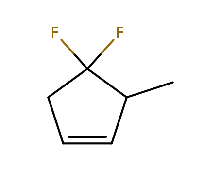 Molecular Structure of 80997-35-9 (4,4-difluoro-3-methylcyclopentene)