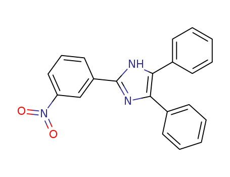 1H-Imidazole,2-(3-nitrophenyl)-4,5-diphenyl- cas  5496-38-8