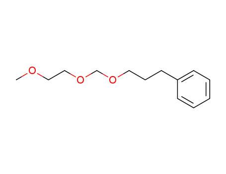 Molecular Structure of 87770-91-0 (Benzene, [3-[(2-methoxyethoxy)methoxy]propyl]-)