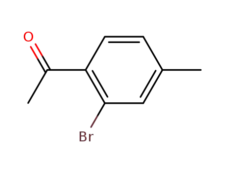 Molecular Structure of 103286-27-7 (1-(2-bromo-4-methylphenyl)ethanone)
