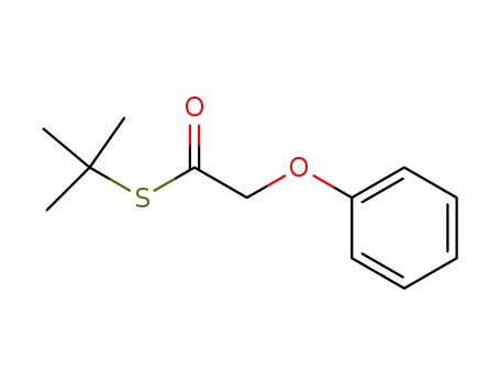 Molecular Structure of 75839-76-8 (Phenoxy-thioacetic acid S-tert-butyl ester)