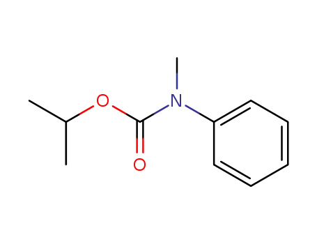 Molecular Structure of 3295-92-9 (propan-2-yl methyl(phenyl)carbamate)