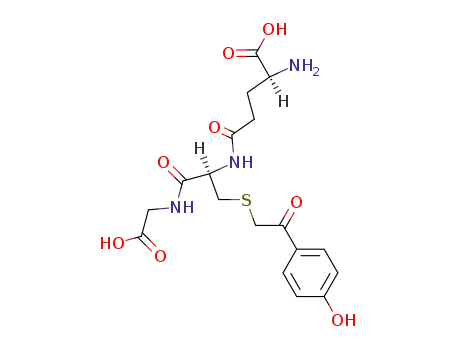 Molecular Structure of 33812-52-1 (gamma-glutamyl-S-[2-(4-hydroxyphenyl)-2-oxoethyl]cysteinylglycine)